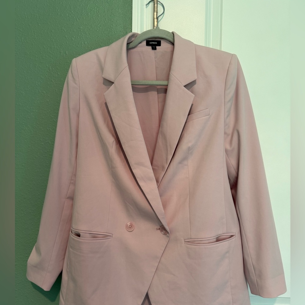 Express Women's Blush Blazer